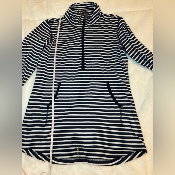 Kate Lord Striped Women's Top - Black and White - Picture 3 of 7